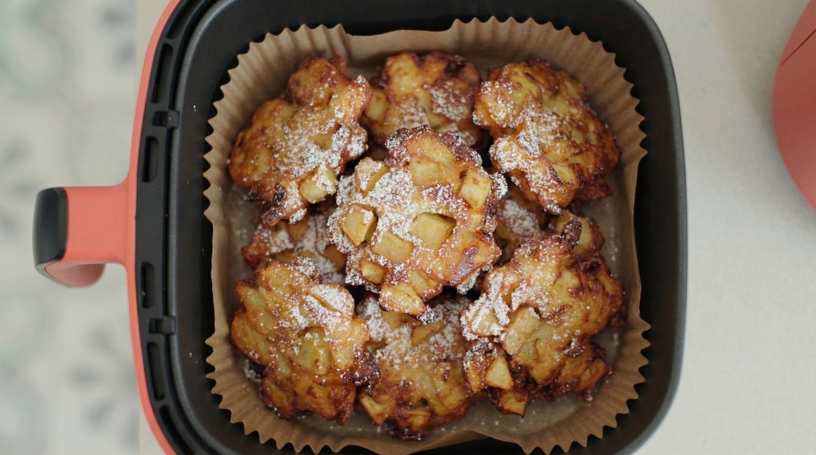 Air Fryer Apple Fritters
