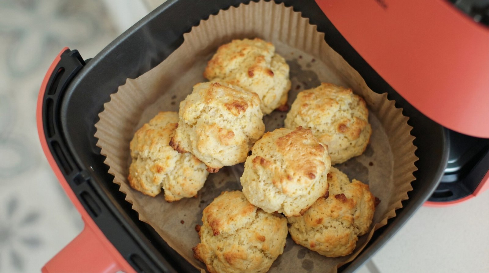 Air Fryer Bisquick Drop Biscuits
