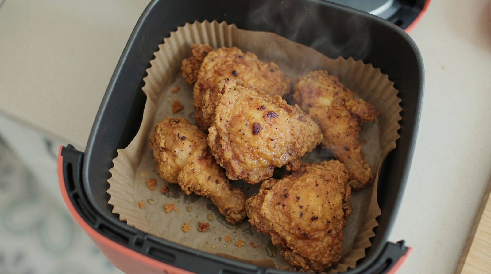 Air Fryer Buttermilk Fried Chicken