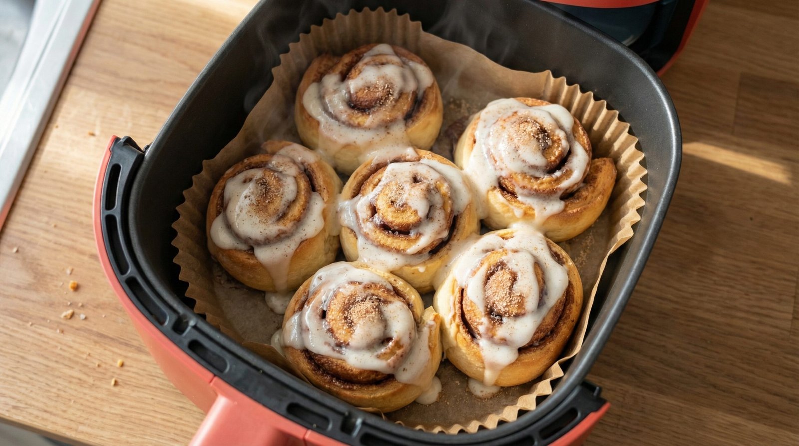 Air Fryer Cinnamon Rolls