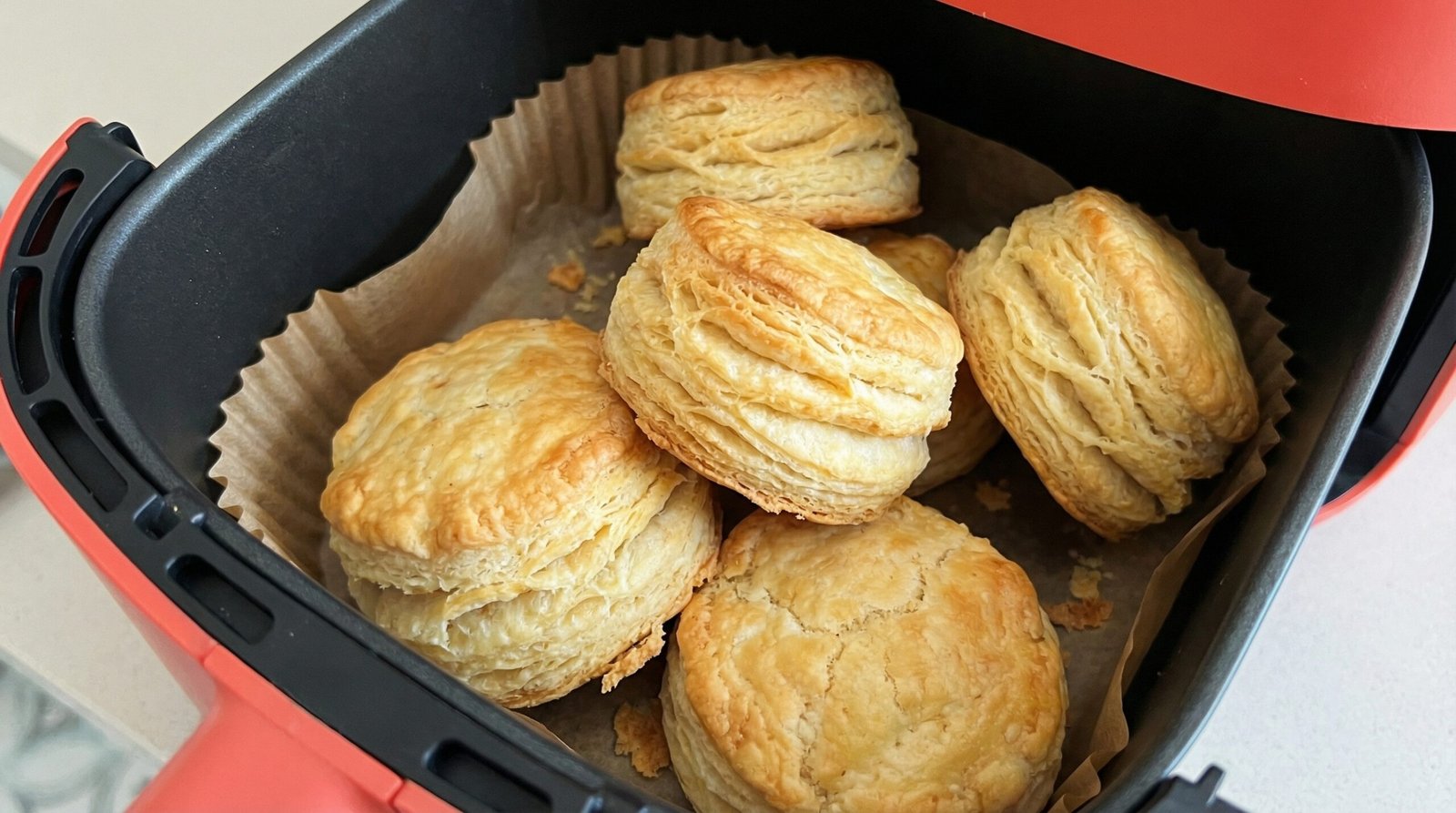 Air Fryer Flaky Layered Biscuits
