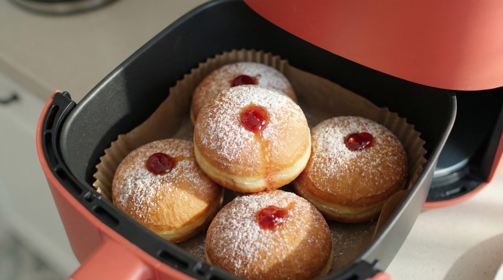 Air Fryer Jelly-Filled Donuts