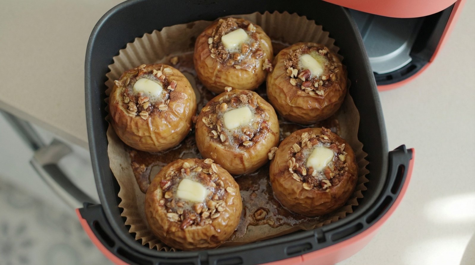 Air Fryer Stuffed Baked Apples