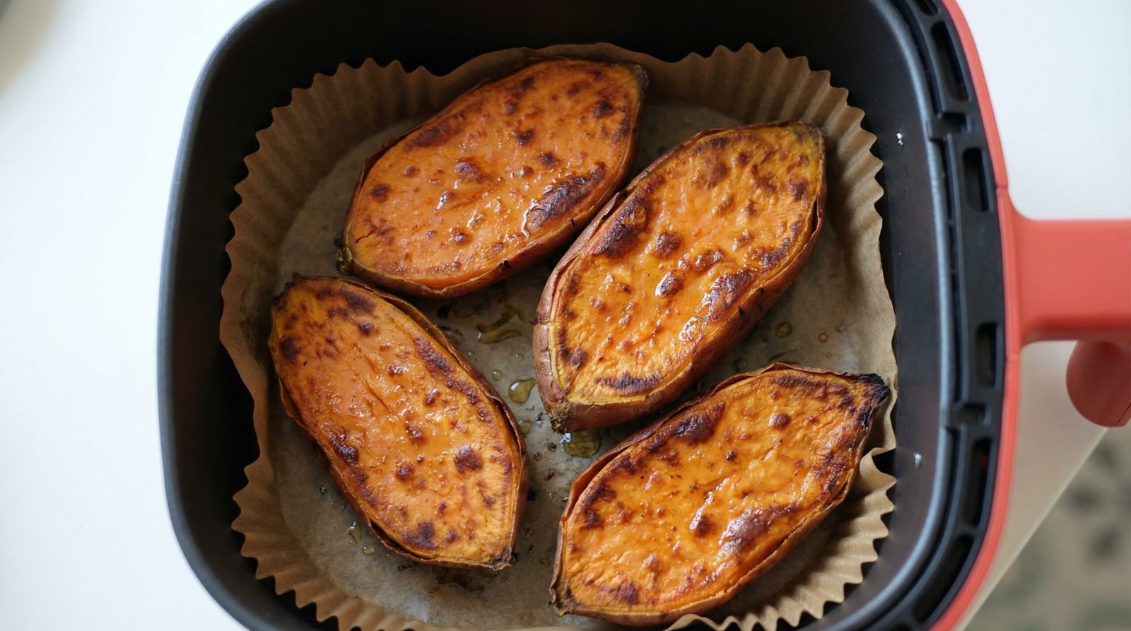 Air Fryer Sweet Potato Halves