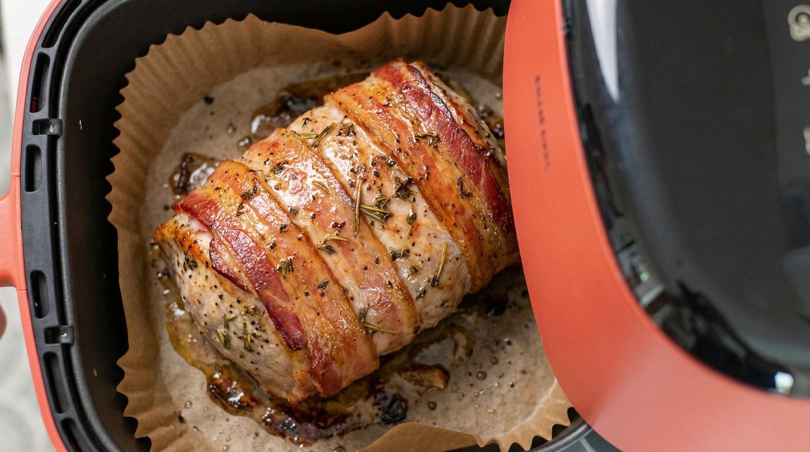 Bacon-Wrapped Herb Pork Loin Roast