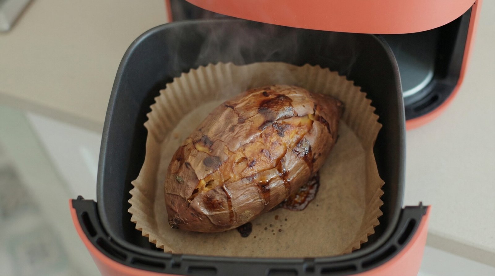 Basic Whole Air Fryer Baked Sweet Potato