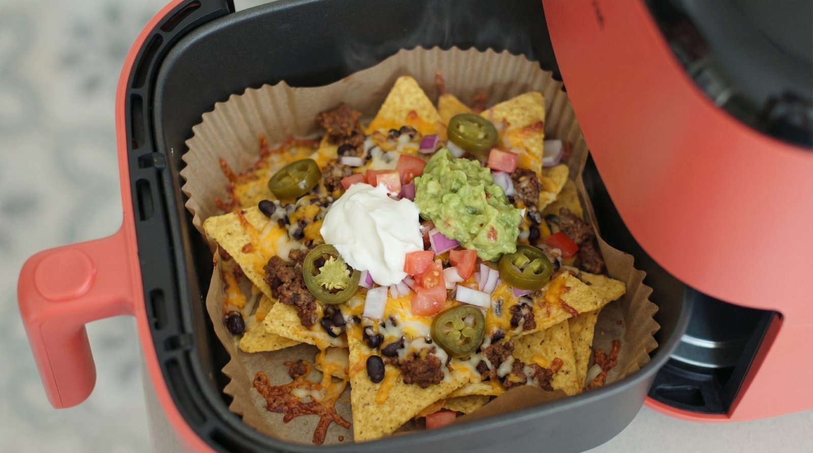 Beef and Bean Nachos