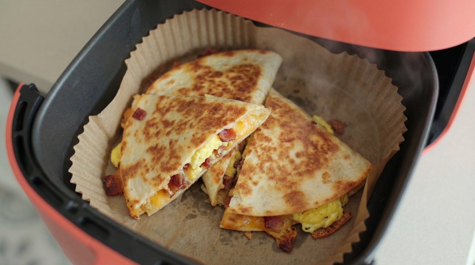 Breakfast Bacon Egg Quesadilla