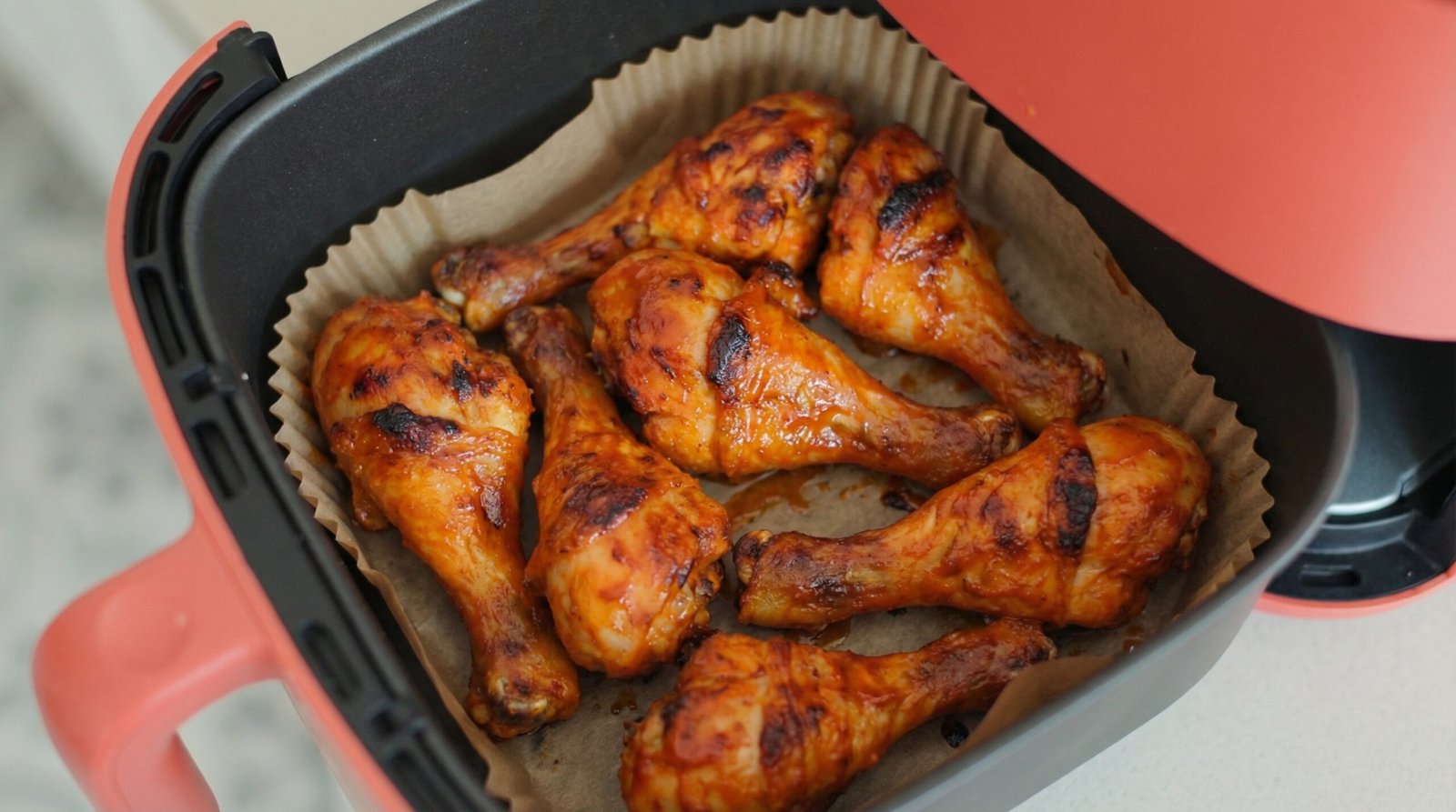 Buffalo Wing-Style Air Fryer Chicken Legs