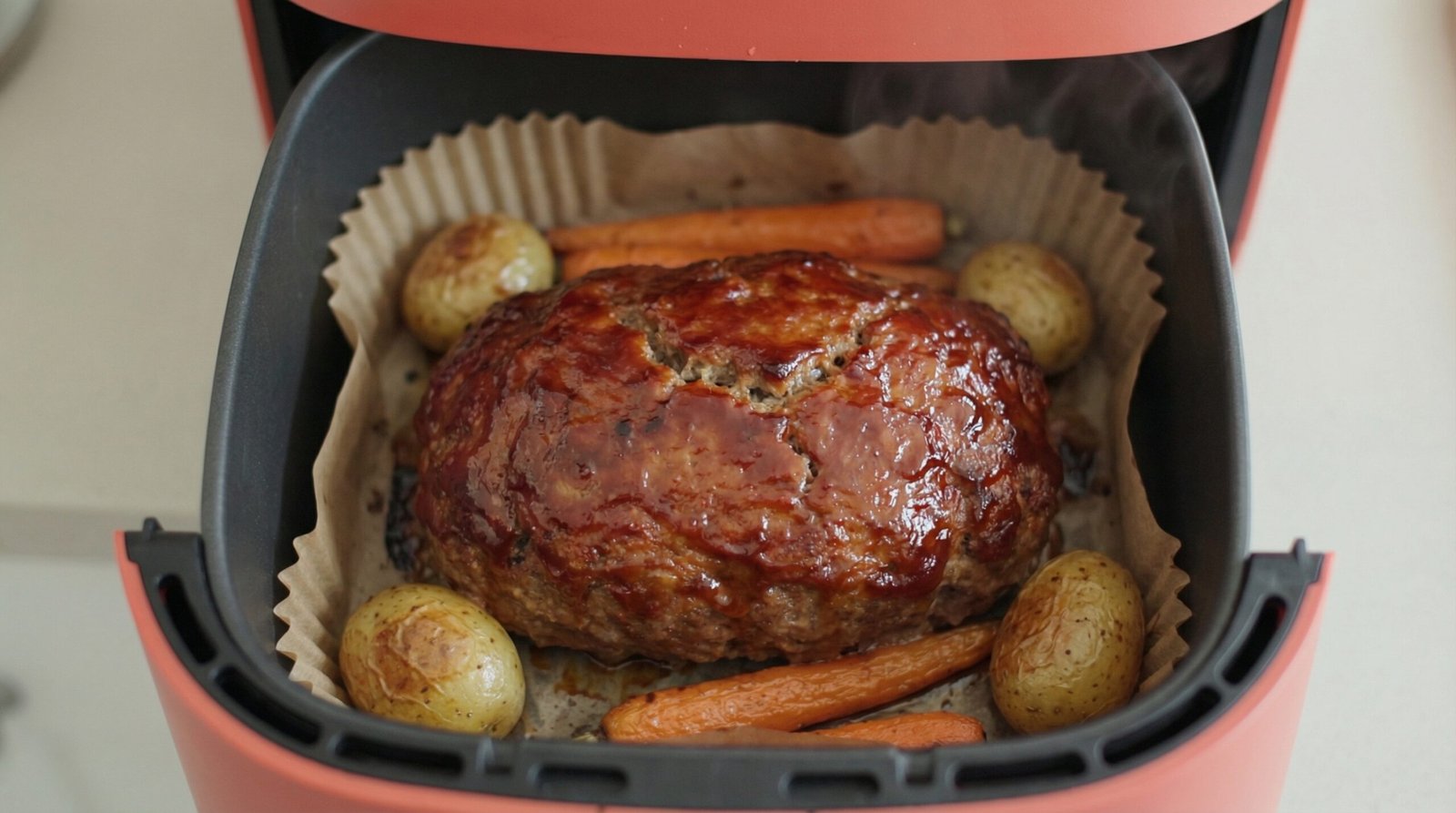 Classic Air Fryer Meatloaf Loaf