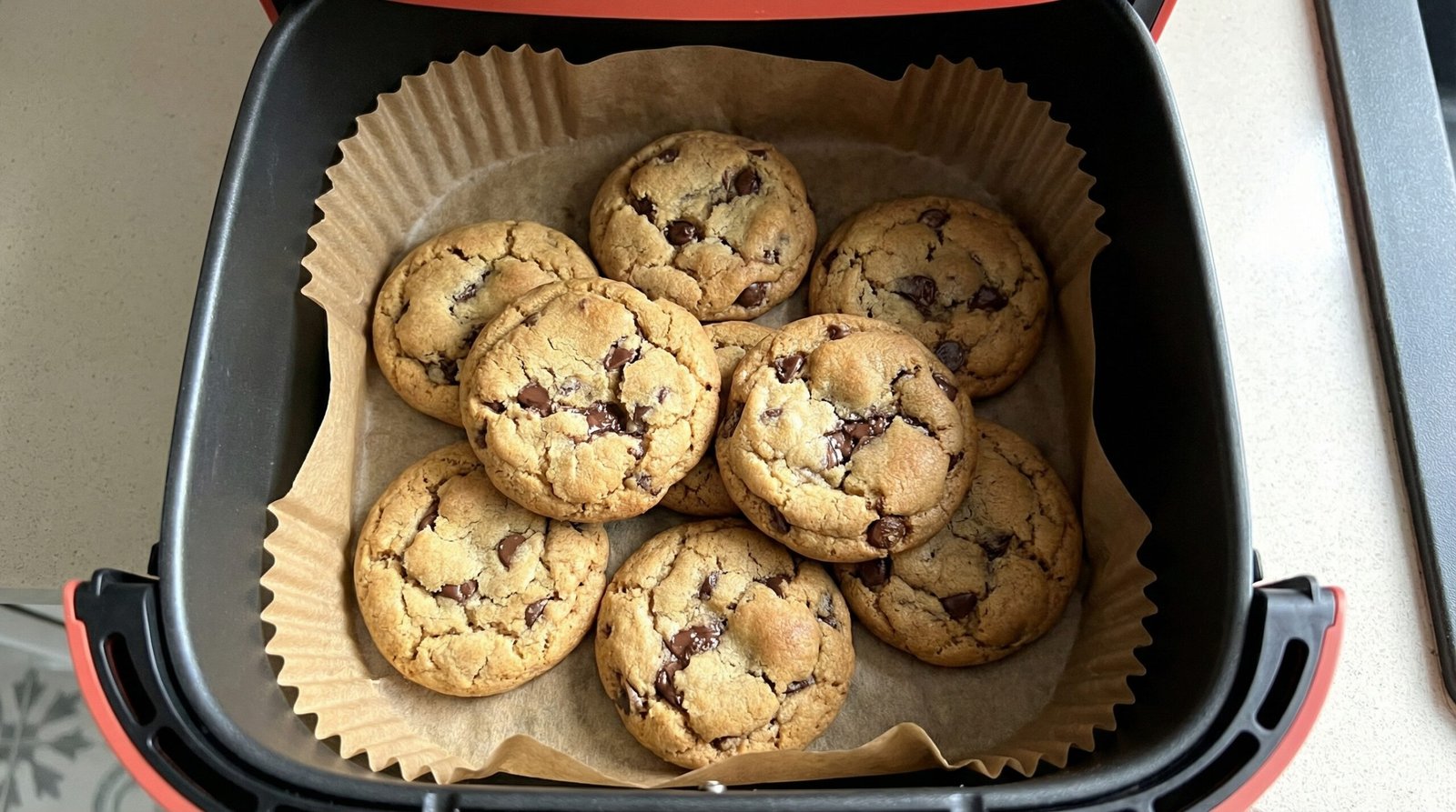 Classic Chocolate Chip Air Fryer Cookies