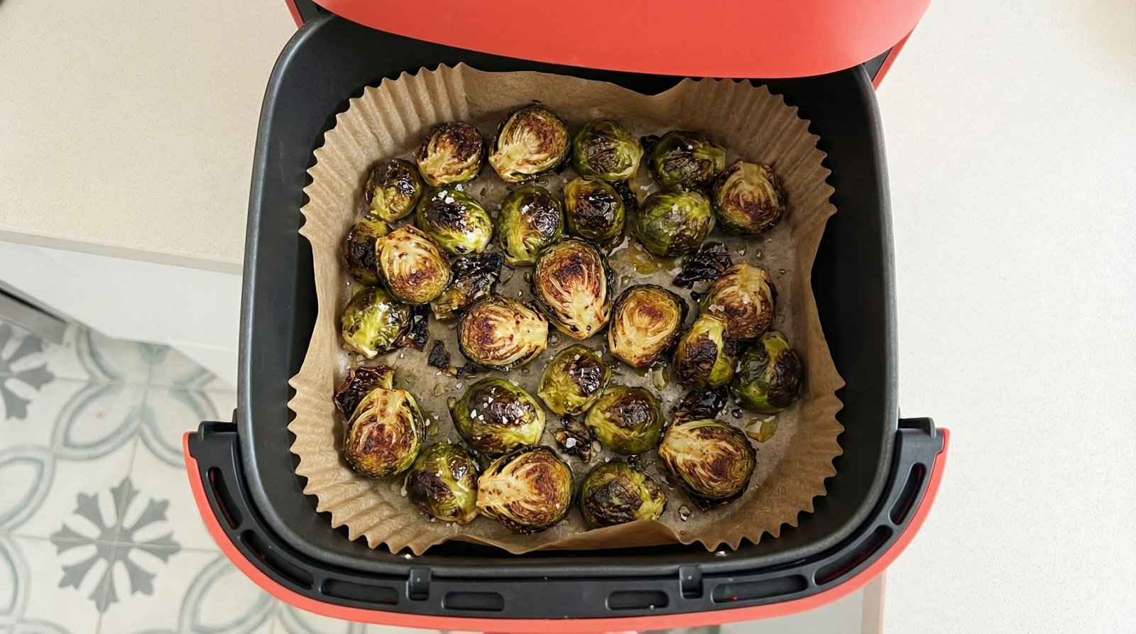 Classic Oil and Salt Air Fryer Brussels Sprouts