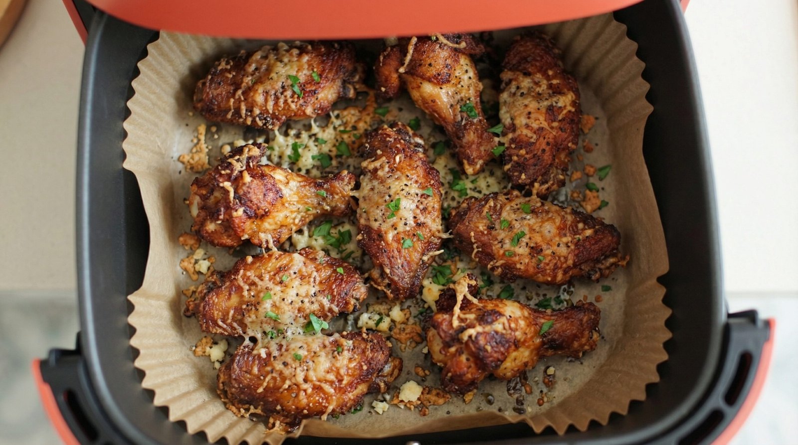 Double-Crisped Parmesan Wingettes