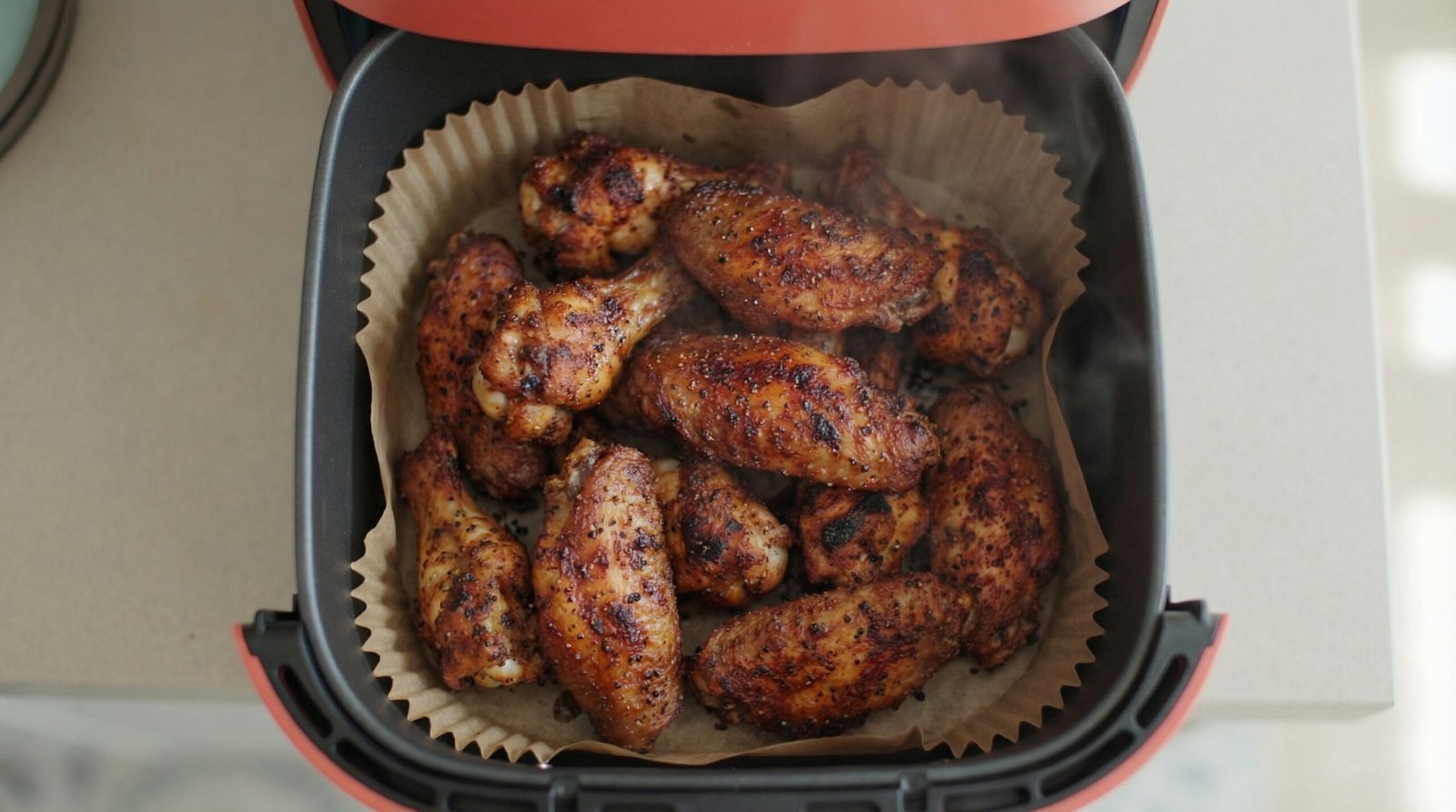 Dry Rub BBQ Air Fryer Wings