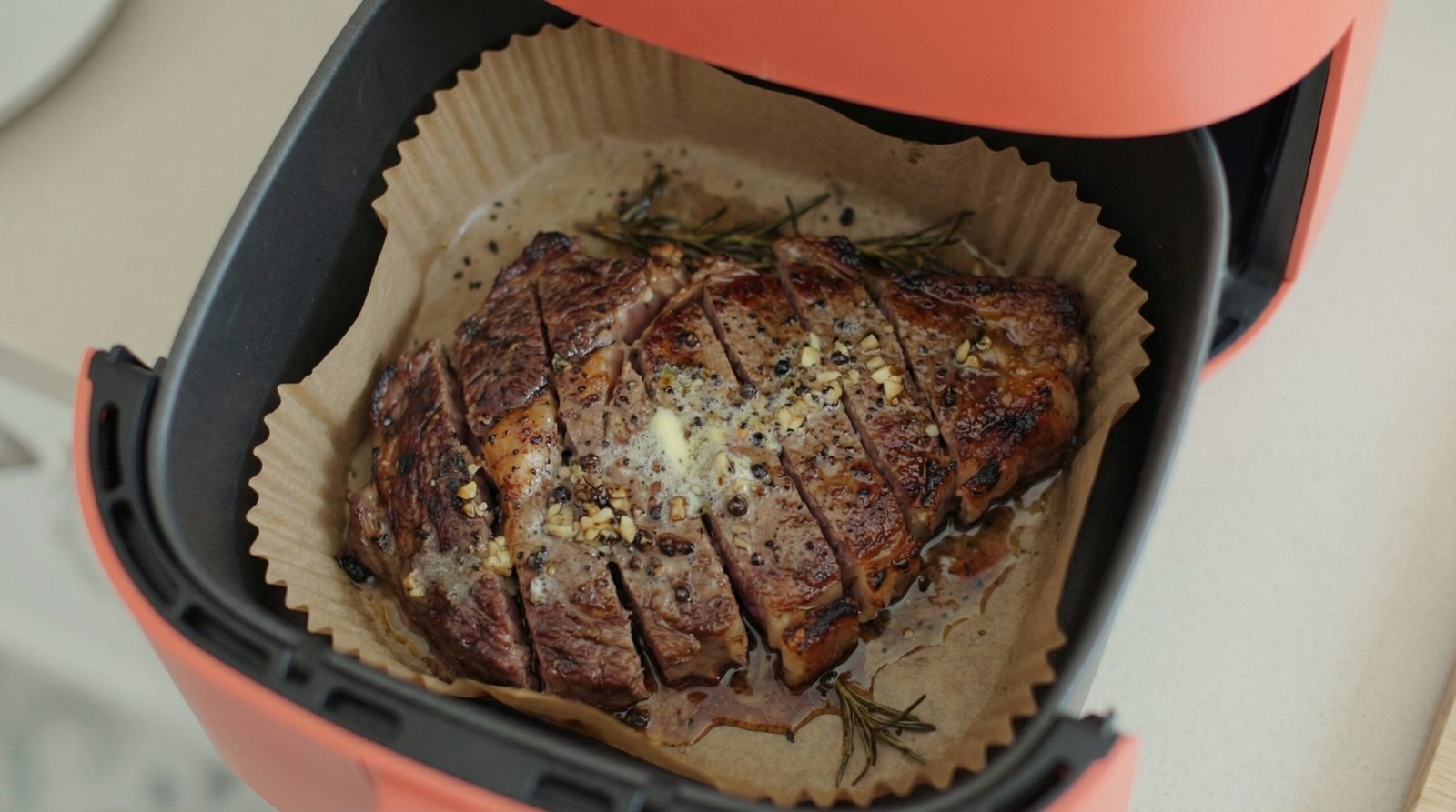 Easy Garlic Pepper Ribeye