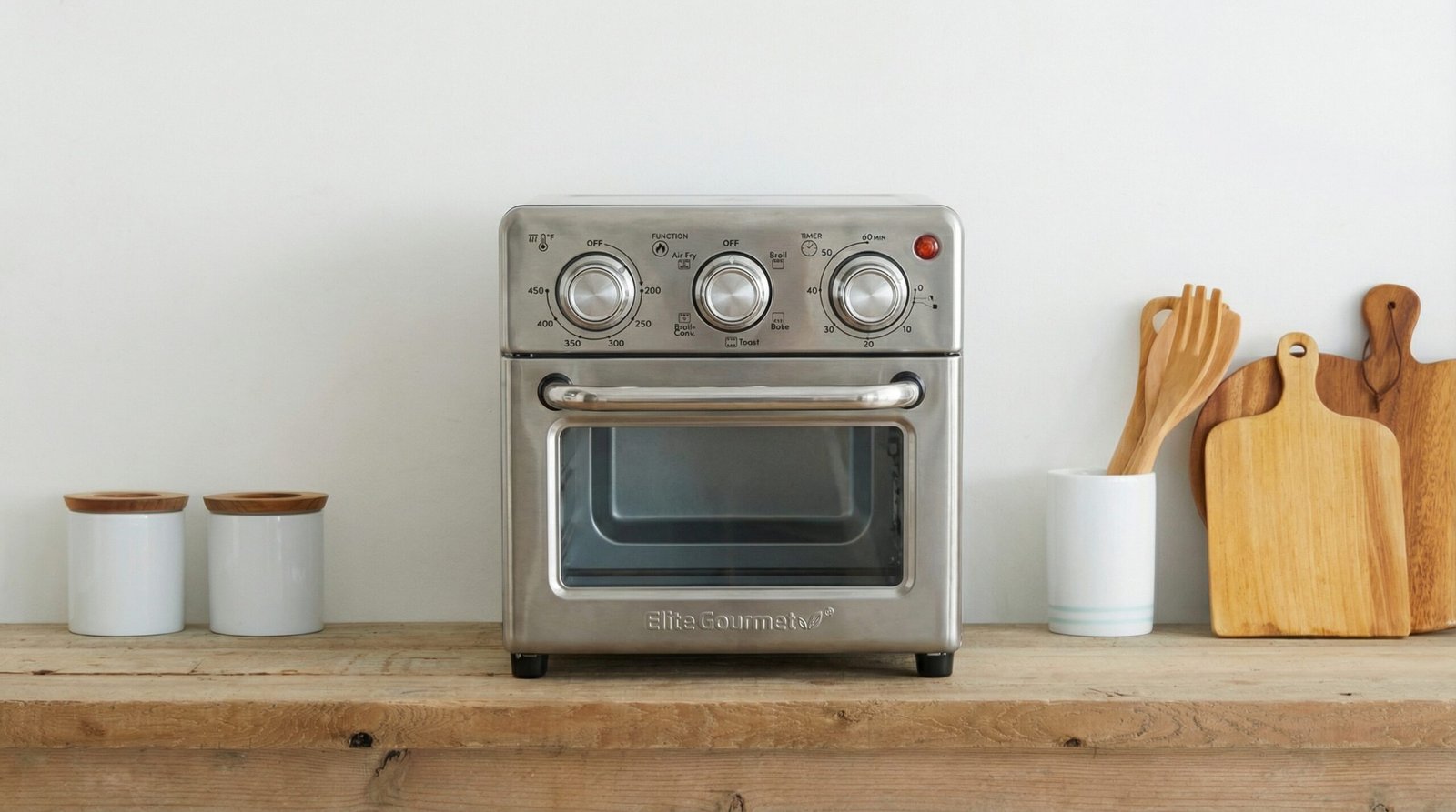 Elite Gourmet EAF0852SS 8.5Qt Air Fryer Oven