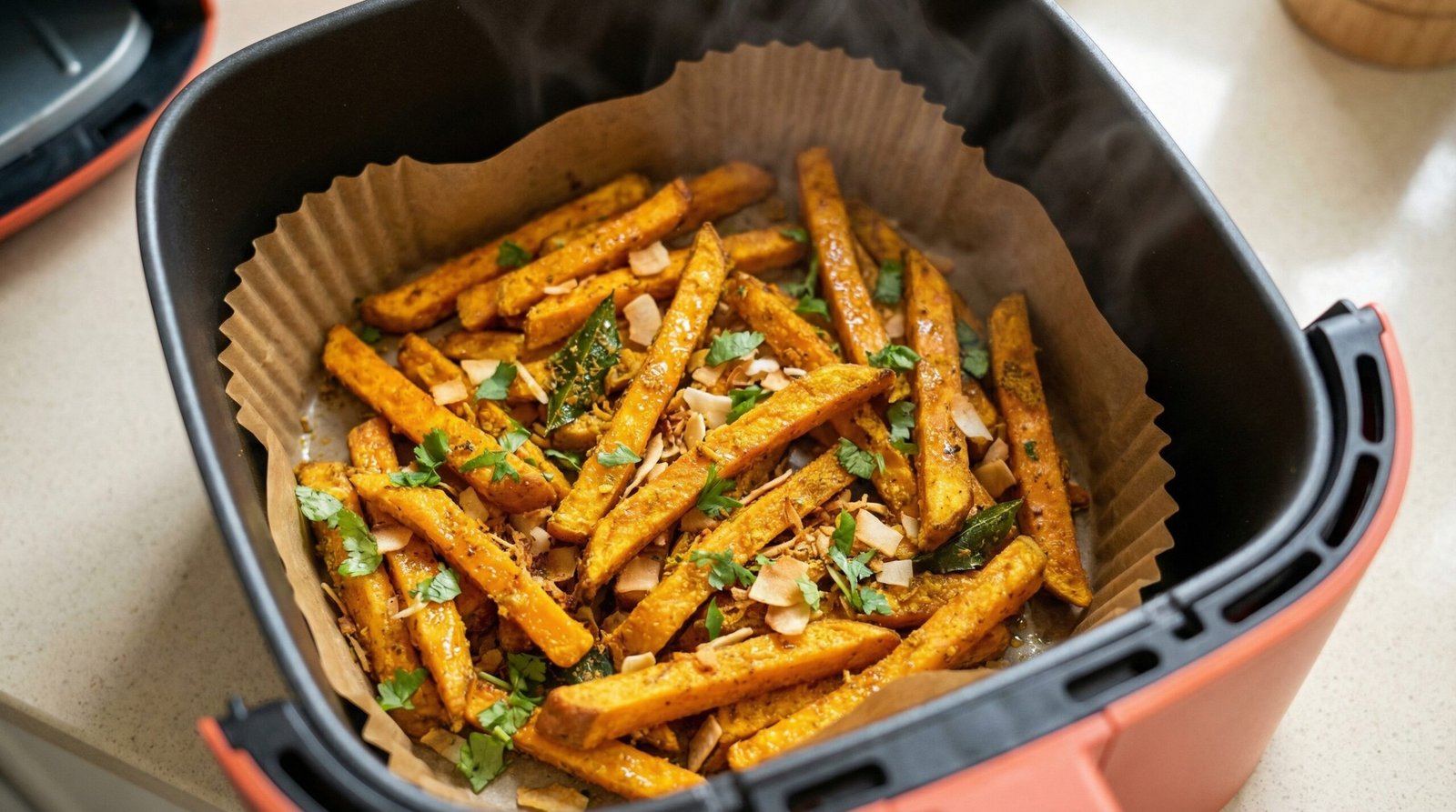 Expert Curry Coconut Air Fryer Sweet Potato Fries