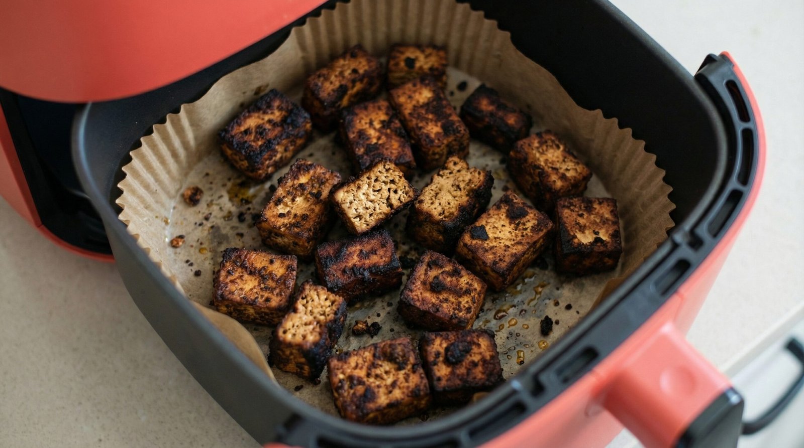 Extra-Crispy Freeze-Thaw Blackened Tofu