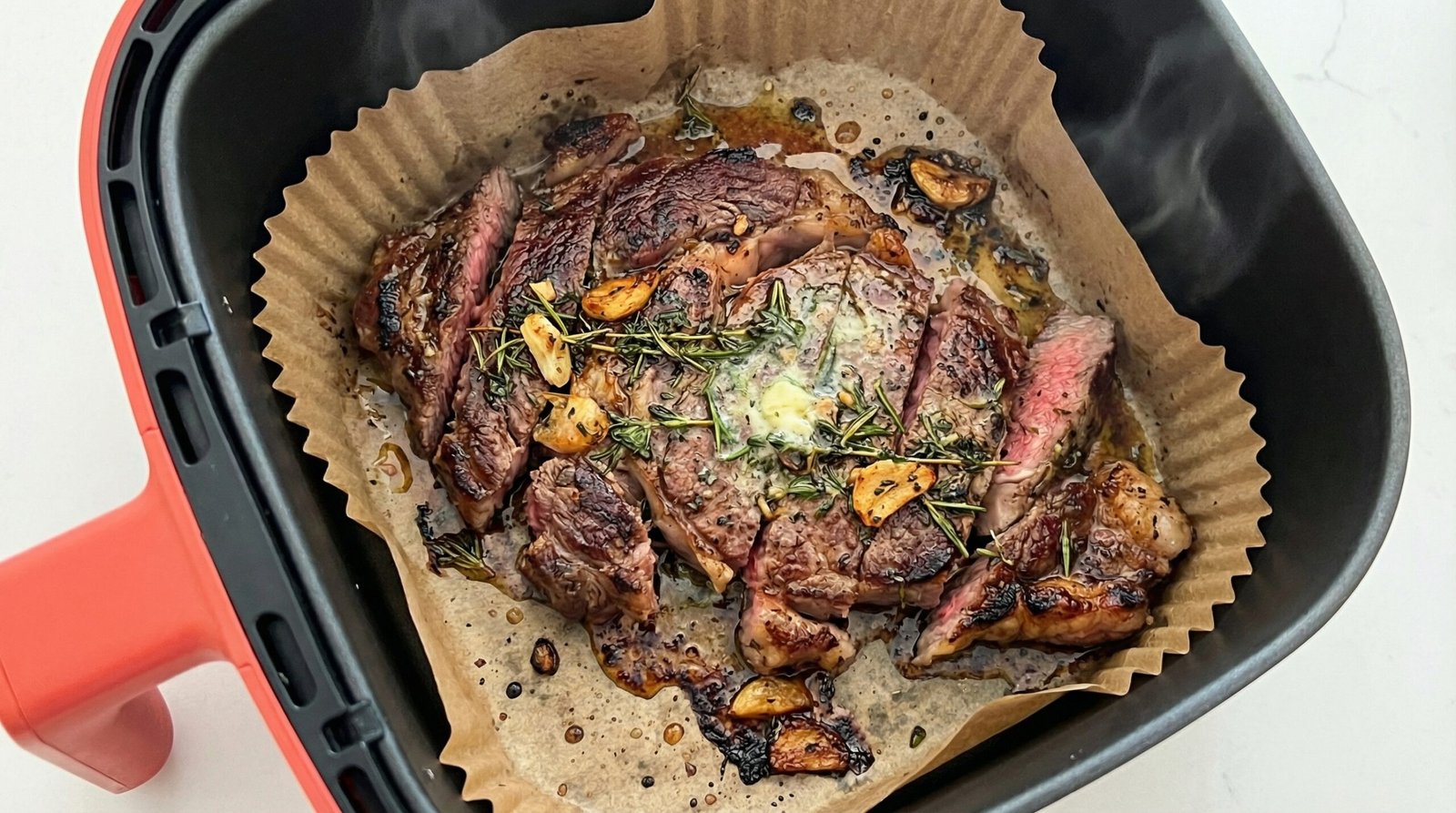 Garlic Herb Ribeye Steak