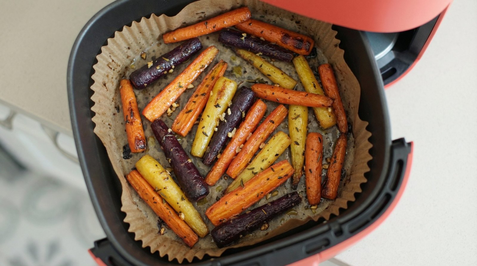 Garlic-Herb Roasted Rainbow Carrots
