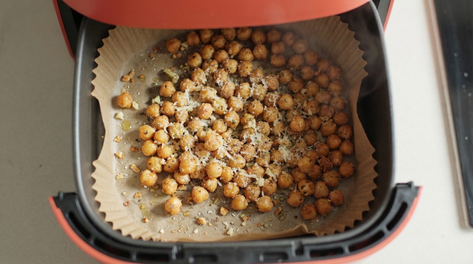 Garlic Parmesan Chickpeas