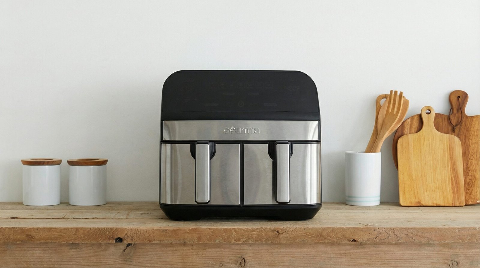 Gourmia Dual Basket 10Qt Air Fryer (FryForce360º)