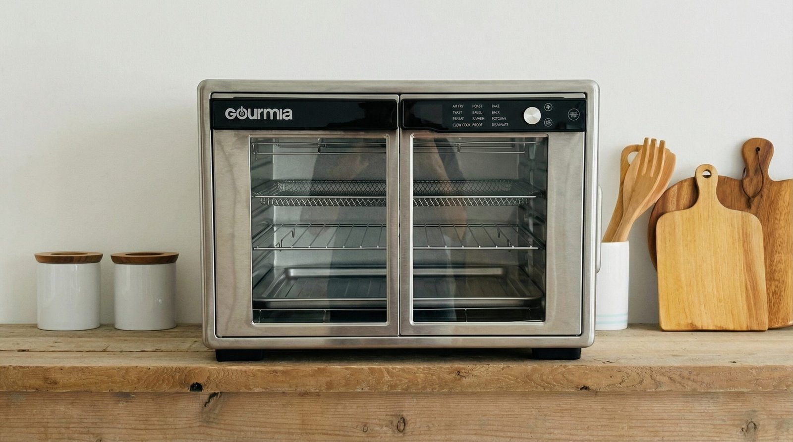 Gourmia 37 Qt French Door Air Fryer Oven