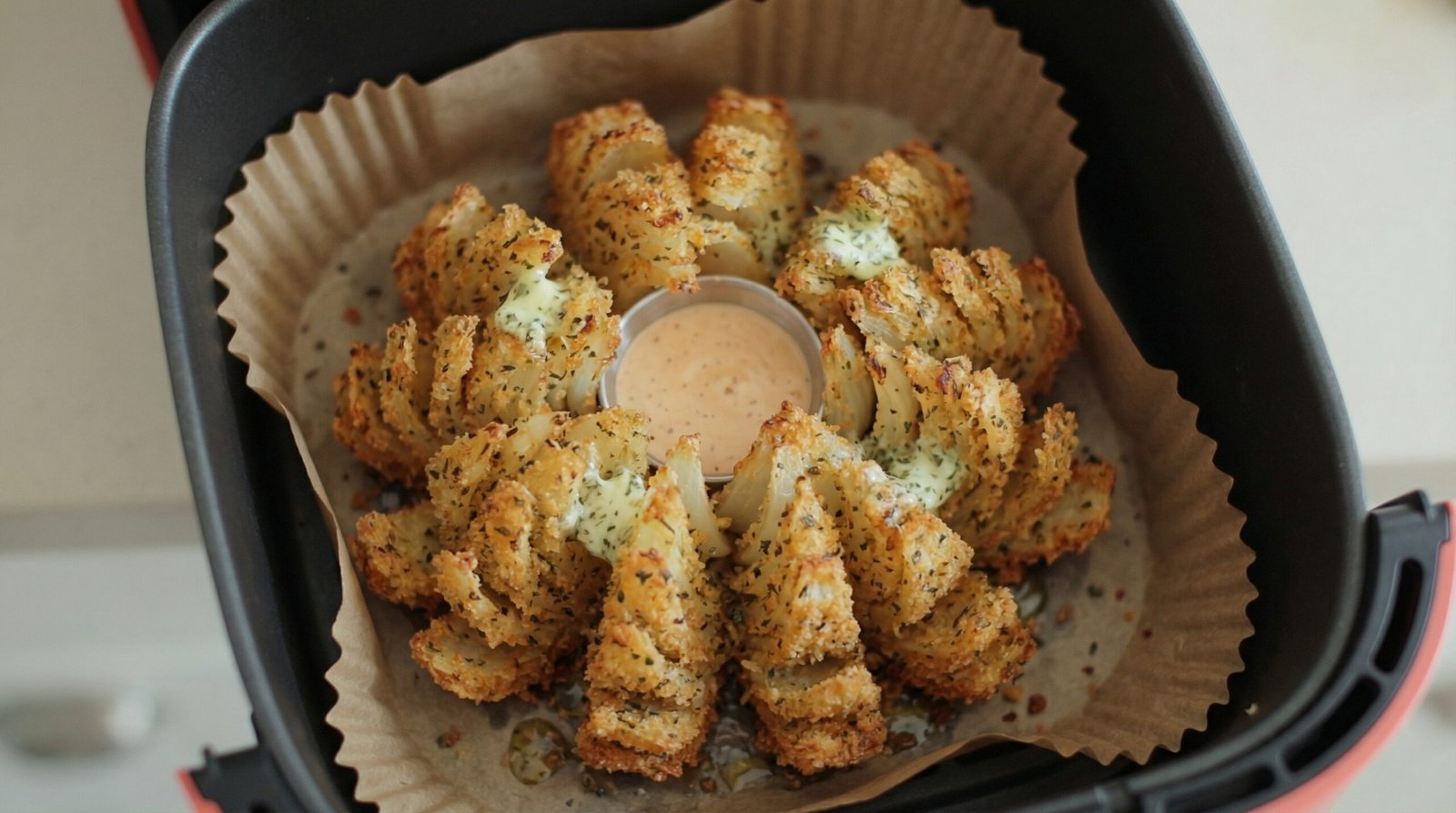Herb Panko Double-Dip Blooming Onion