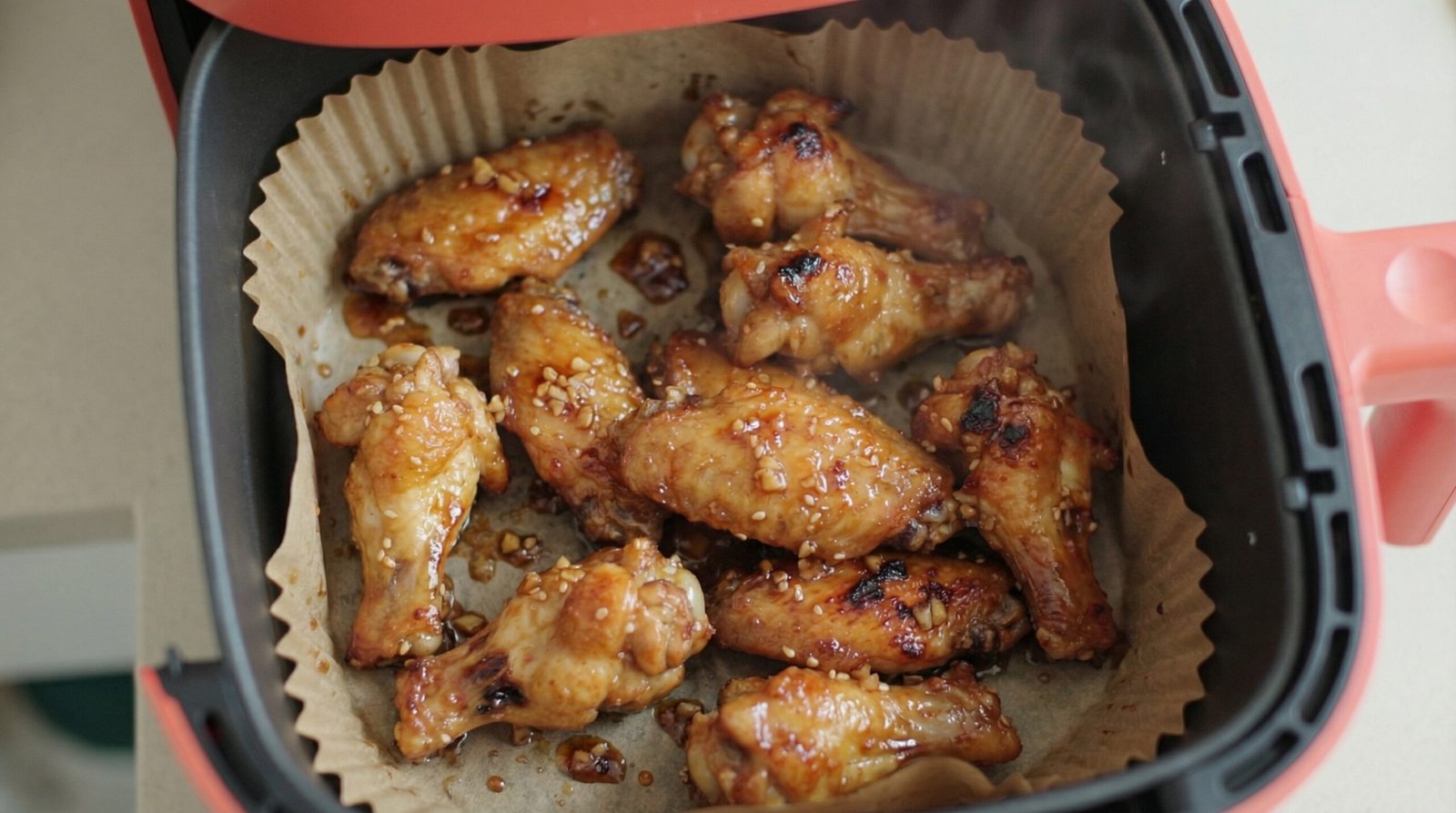 Honey Garlic Air Fryer Wingettes