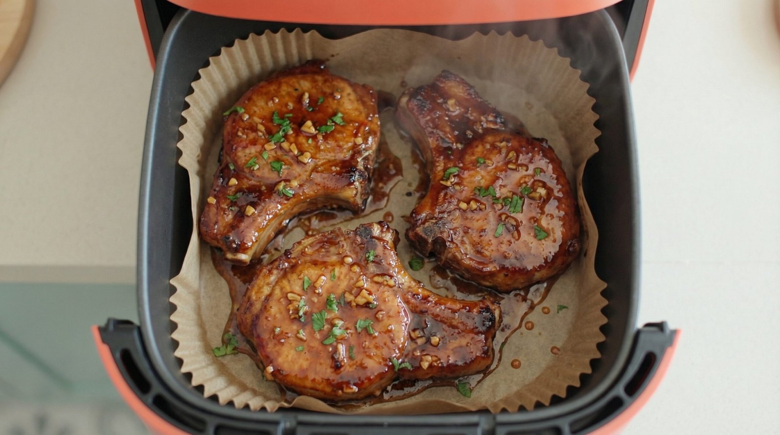 Honey Garlic Glazed Pork Loin Chops