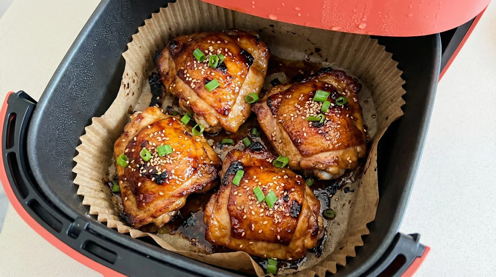 Honey Soy Glazed Chicken Thighs