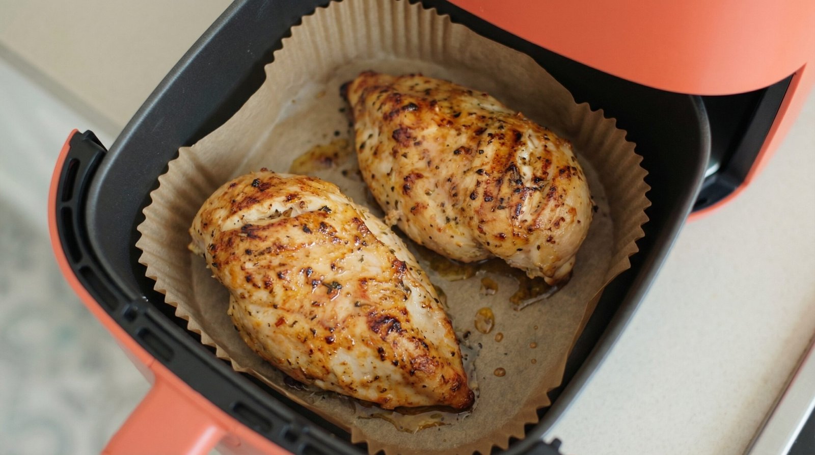 Juicy Air Fryer Chicken Breasts