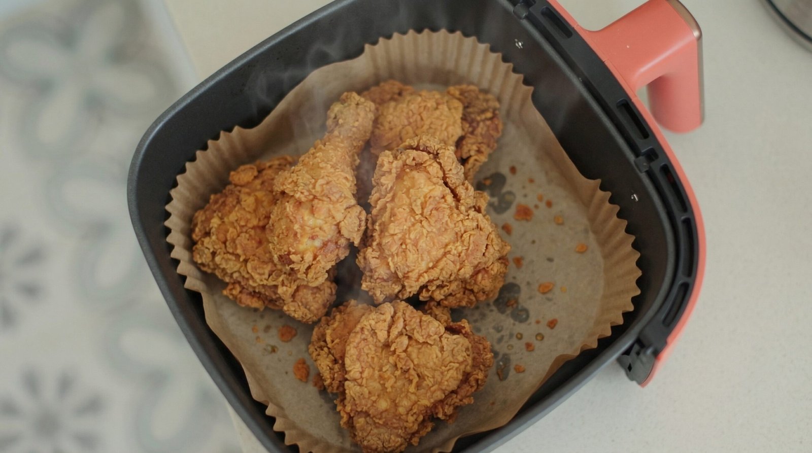 KFC-Style Double Breaded Air Fryer Fried Chicken