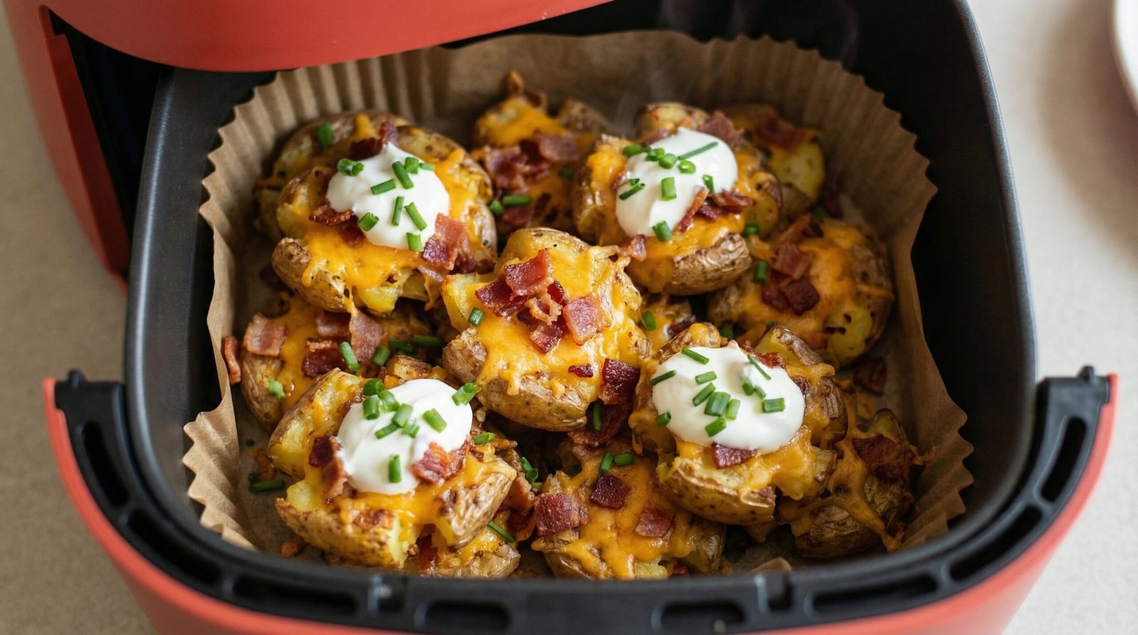 Loaded Smashed Potato Bites