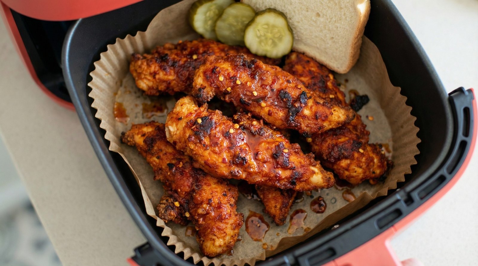 Nashville Hot Air Fryer Chicken Strips