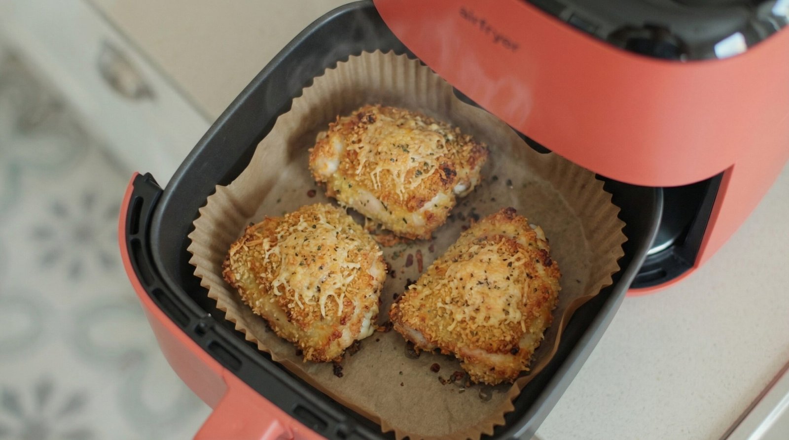 Panko Crusted Parmesan Chicken Thighs