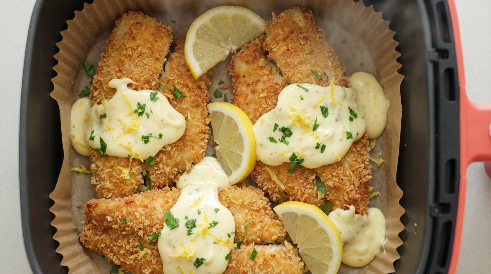 Panko-Crusted Tilapia with Lemon Aioli