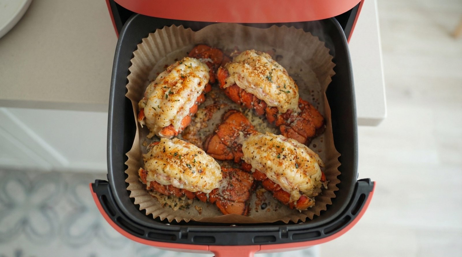 Parmesan Crusted Lobster Tails