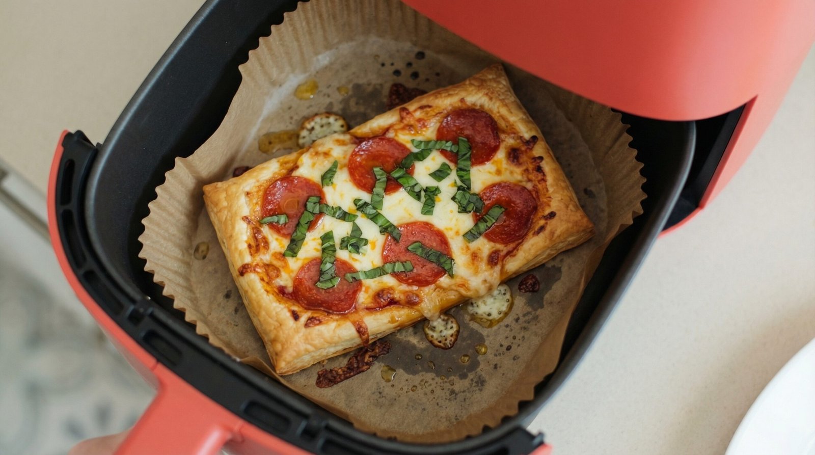 Puff Pastry Air Fryer Pizza