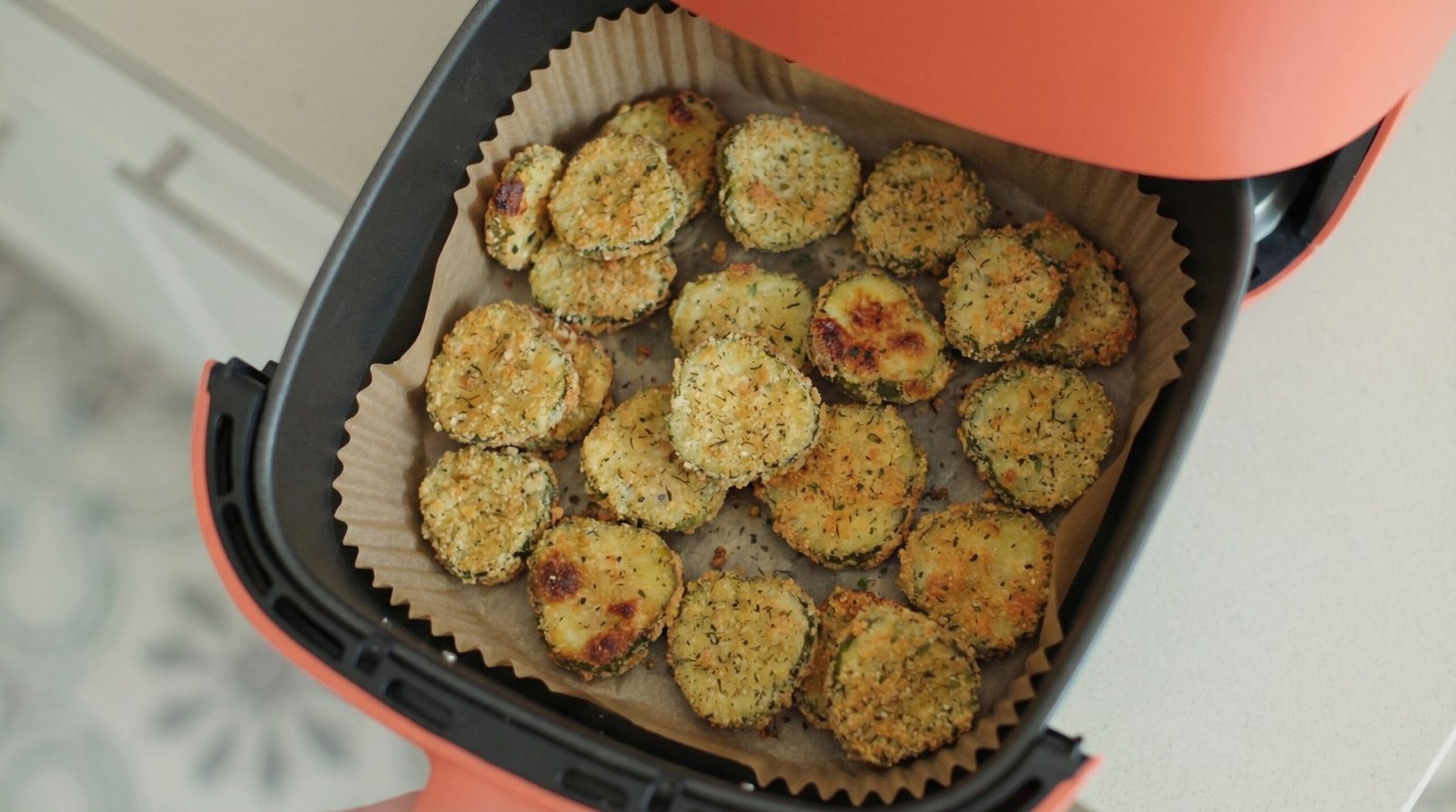 Ranch-Seasoned Air Fryer Fried Pickles