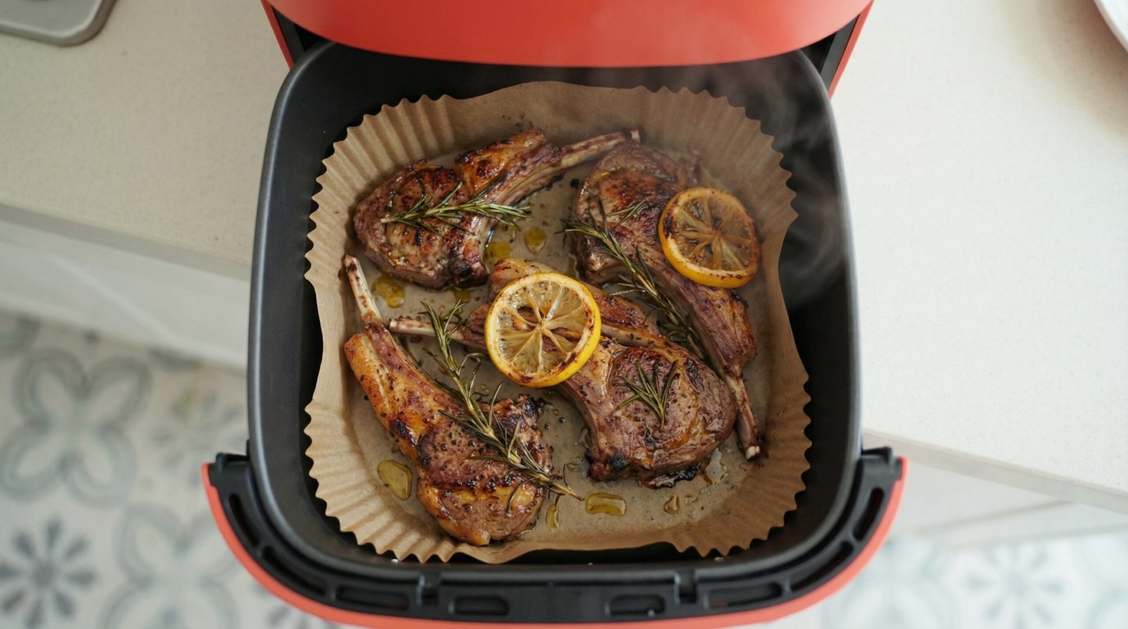 Rosemary Lemon Lamb Chops
