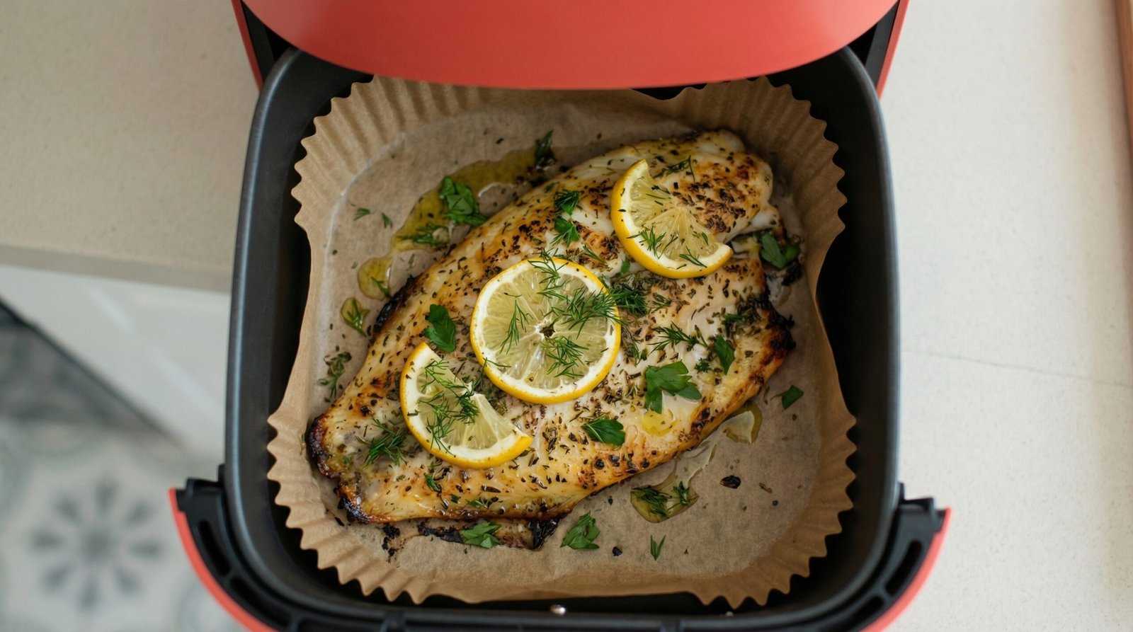 Simple Lemon Herb Tilapia