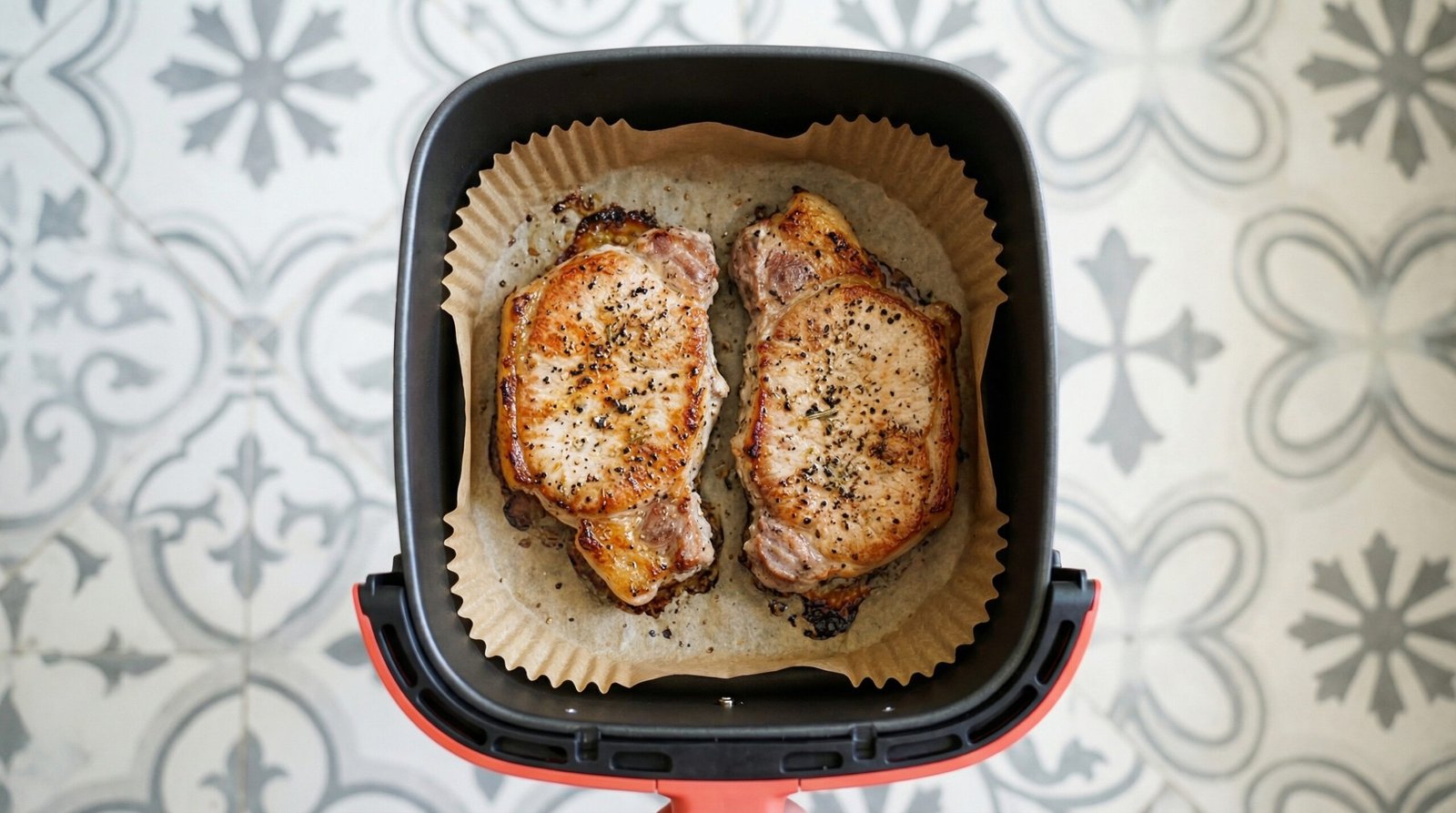 Simple Seasoned Air Fryer Pork Loin Steaks