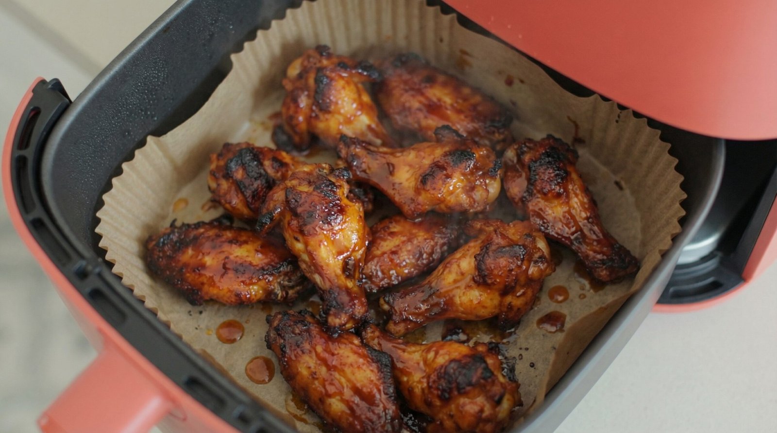 Smoked-then-Air-Fried Buffalo Wings with Homemade Sauce