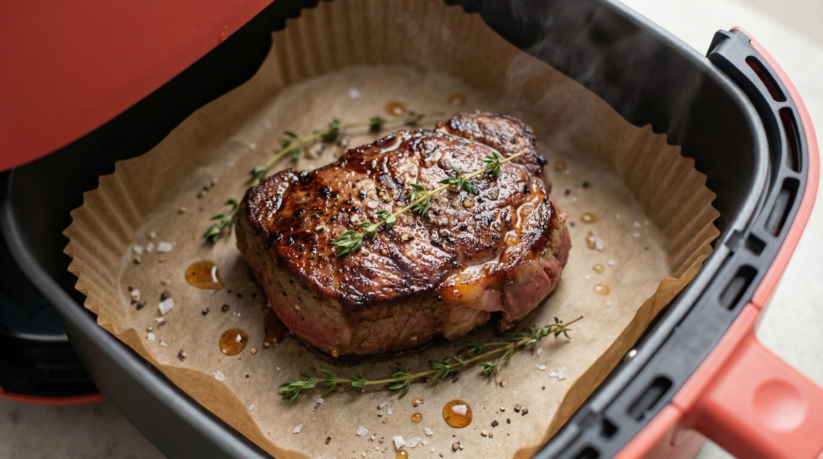 Sous Vide Plus Air Fryer Crisp Filet Mignon