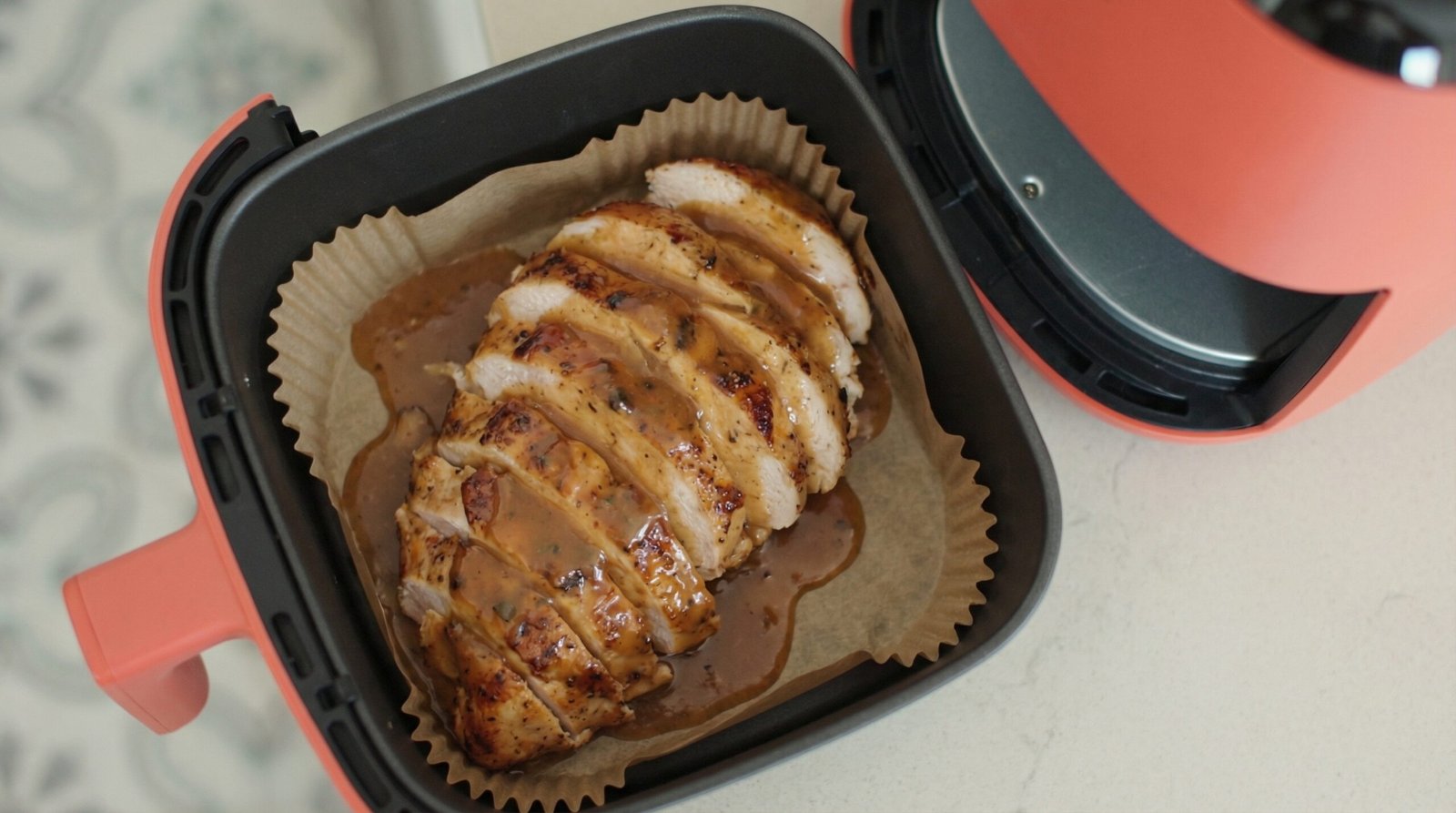 Sous-Vide Style Air Fryer Turkey Breast with Gravy
