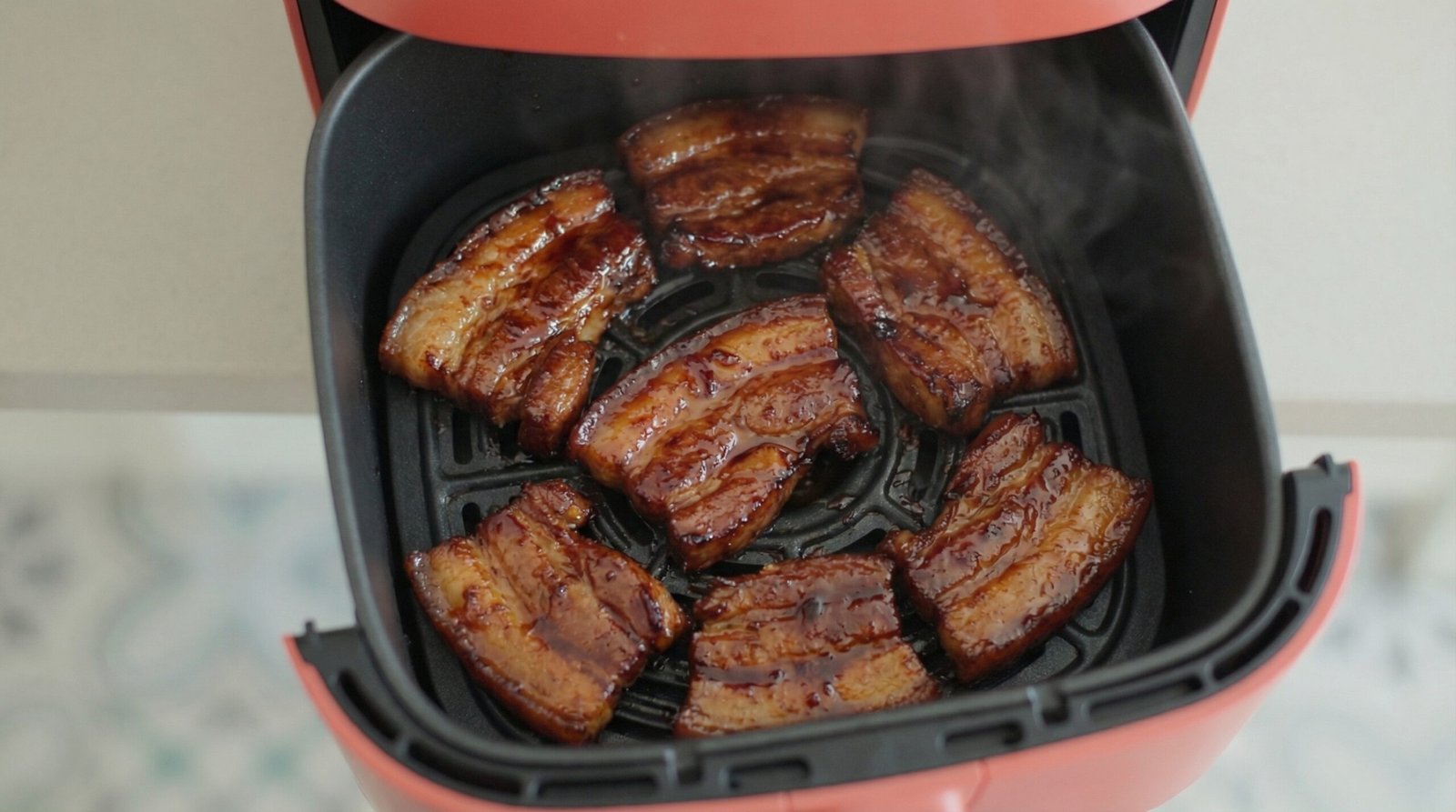 Soy-Glazed Pork Belly Slices