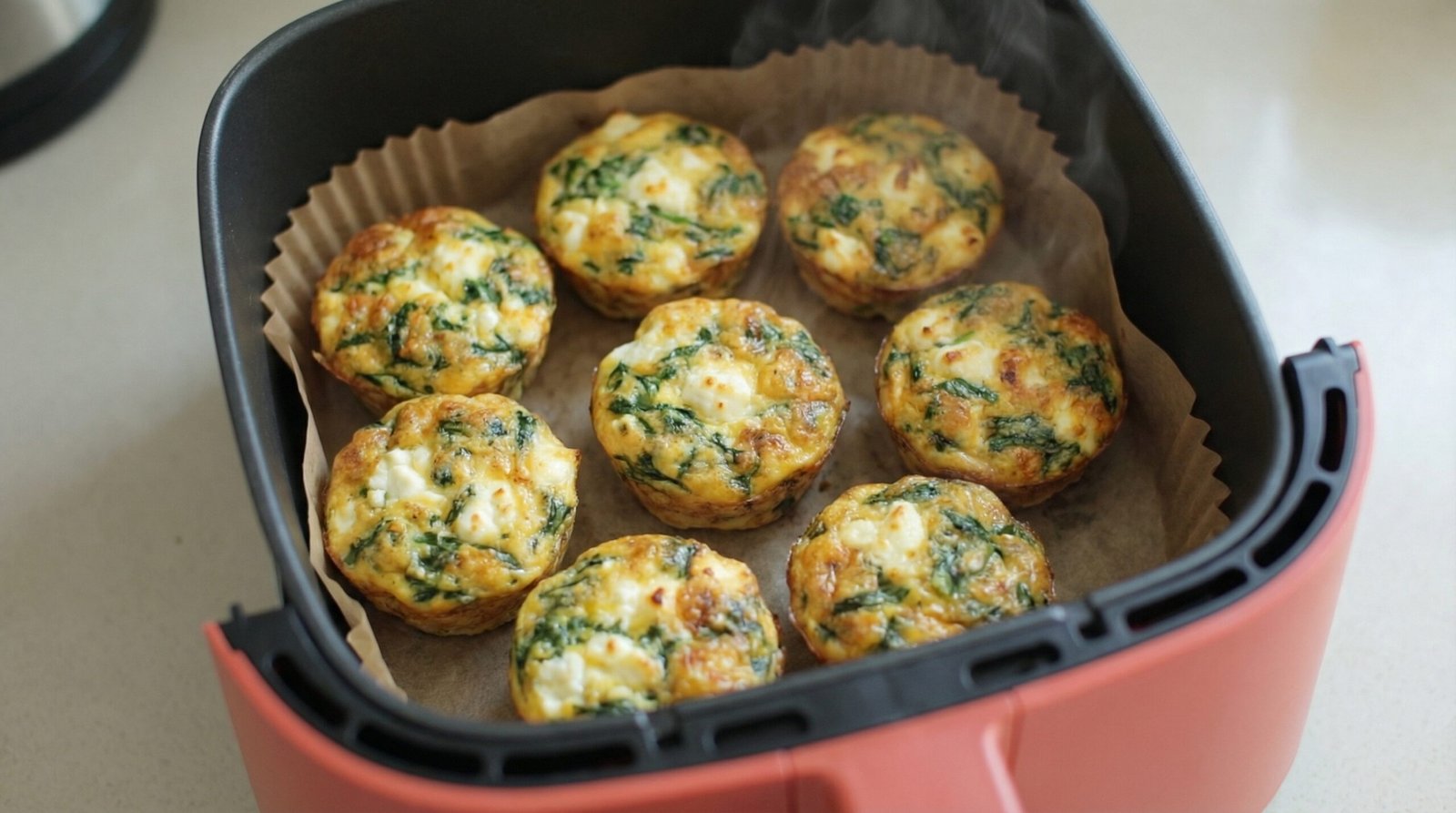 Spinach Feta Egg Bites
