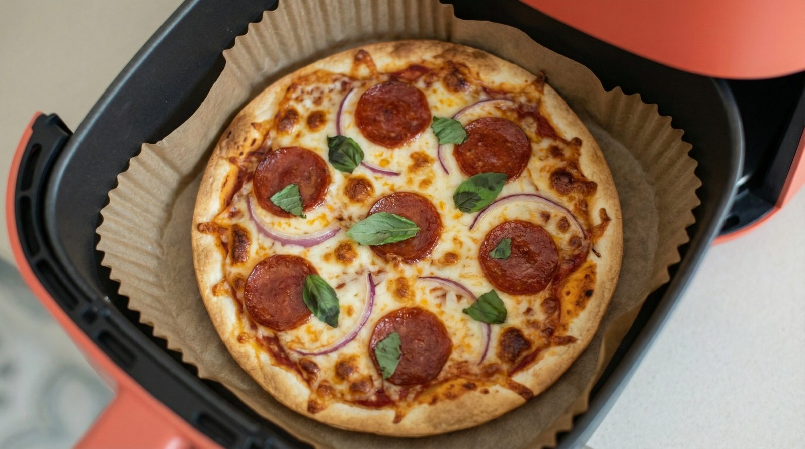 Tortilla Pizza in the Air Fryer