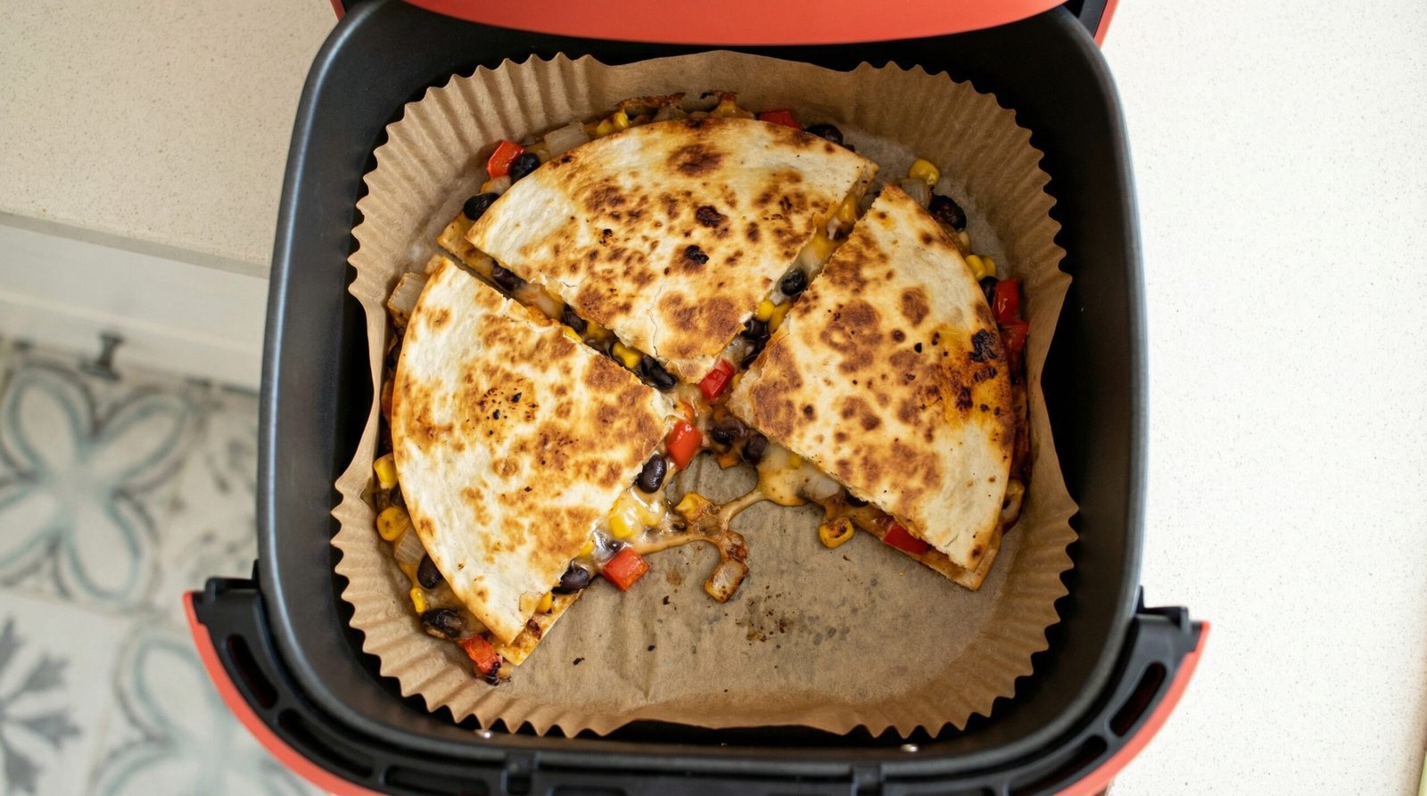 Veggie Bean Quesadilla